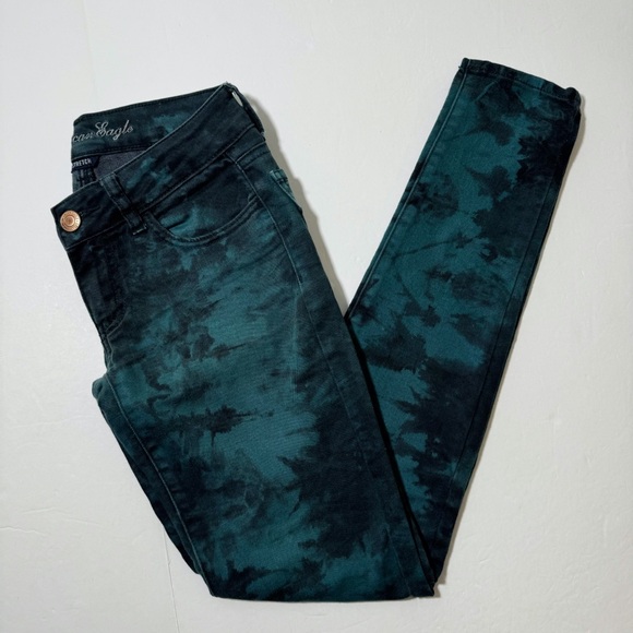 American Eagle Outfitters Tie Dye Jeggings - Picture 6 of 8